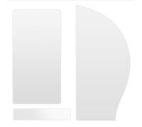 Lawnoval Lot de 3 films de protection en PET transparent pour guitare classique pour table d'harmonie et plaque arrière