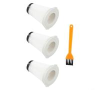 Lawnoval Lot de 3 filtres pour aspirateur Einhell TE-SV 18 Li, filtres collecteurs de poussière avec brosse d'entretien, pour purification de l'air domestique