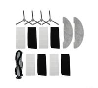 Lawnoval Lot de 4 brosses latérales pour aspirateur Ultenic D5s Pro - Brosse principale - Filtres HEPA - Pour aspirateur D5S Pro+