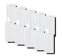 Lawnoval Lot de 4 filtres de rechange pour aspirateur robot Tuvio TR04MLBB - Maille pour piège à poussière et squames d'animaux domestiques - Blanc