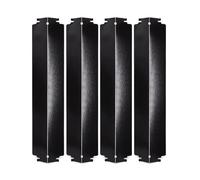 Lawnoval Lot de 4 plaques chauffantes en acier et porcelaine de 40,6 cm de long pour gril Charbroil pour une construction robuste et une répartition homogène de la chaleur