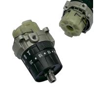 Lawnoval Mandrin de 13 mm avec engrenages en acier à 16 dents pour perceuses à glace et outils électriques, boîtier en alliage robuste