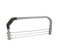Lawnoval Niveleur à gâteau à 3 lames avec hauteur de coupe réglable - Guide de mesure - Poignée confortable - 10 mm-110 mm