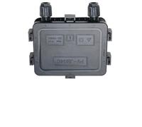 Lawnoval Panneau solaire PV Boîte de jonction 180W-300W étanche IP67 Fibre de carbone pour la maison et le jardin Systèmes hors réseau Noir