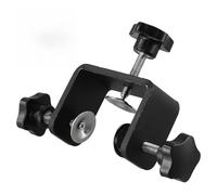 Lawnoval Pince de serrage de type G, pince de fixation à 3 côtés pour le travail du bois, outil à main en métal avec capacité de 63 mm d'épaisseur, noir