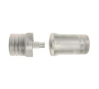 Lawnoval Protecteur de joint de queue de billard en acrylique de 5,6 cm - Capuchon de filetage 5/16-14 - Compatible avec joint en fer transparent