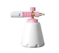 Lawnoval Pulvérisateur à mousse haute pression 1000 ml 4000 PSI avec connecteur 6,35 mm pour lavage de voiture et nettoyage extérieur, acier inoxydable laiton ABS