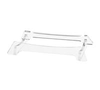 Lawnoval Support de bureau en acrylique pour enceintes JBL Charge 5 et Charge 6, base antidérapante, noir ou transparent