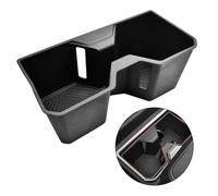 Lawnoval Support de gobelet pour console centrale en TPE pour Toyota 4Runner 2025, noir, ajustement personnalisé pour le rangement avec stabilité améliorée et protection contre les déversements