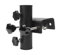 Lawnoval Support de parasol de balcon en métal pour clôture de jardin, balustrade, chaise longue avec largeur réglable de 20 à 63 mm, diamètre du mât de 23 à 38 mm, support de parasol de terrasse pour