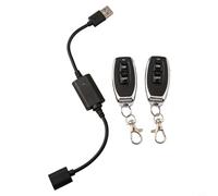 Lawnoval Télécommande USB sans fil RF 5 V pour bandes lumineuses LED et lampes, récepteur 433,92 MHz avec fonction d'apprentissage, appareil polyvalent (P30-2)