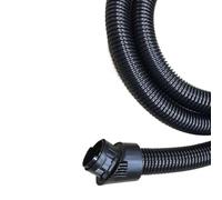Lawnoval Tuyau d'aspirateur extra long de 2,5 m avec poignée, double manchettes pivotantes, compatible avec S8340 S8 S6 Complete C3 Compact C2 Powerline Ecoline, noir
