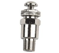 Lawnoval Valve pneumatique à air pour TAC-3P 2 ports 3 positions bouton poussoir pour M5x0.8, ton argent pour contrôle du débit à 3 voies en métal avec retour à ressort, compatible avec la série TAC