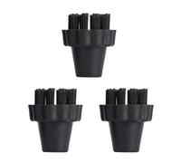 Lawnoval Vaporetto Kit de brosses en nylon compatibles avec les nettoyeurs vapeur Lecoaspira, Unico, Pro Series, 3/6 brosses à poils robustes pour un retrait efficace des taches et du calcaire entre