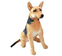Lawnrden Animal en Peluche de Chien, Peluche de Chien Assis réaliste 12 Pouces, Animaux en Doux, décoration Berger Allemand, Jouets en pour Enfants et Adultes, Anniversaire et Nouvel an