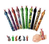 Lawnrden Bracelets de slap de serpent, bracelet slap serpent 10 pc