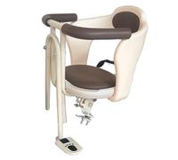 Lawnrden Child Bike Seat Atting Mount, 360 ° Angle de siège de vélo d'enfants entièrement fermé réglable avec Dossier, Ceinture sécurité pour Tout-Petit |.Bébé