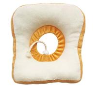Lawnrden Collier de cône de Chat Collier et Mignon Pain grillé pour Les Chats après Chirurgie, cônes Cou d'animaux réglables pour arrêter lécher pour Chaton/Petit Chien | Colliers