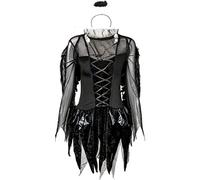 Lawnrden Costumes d'Halloween pour femmes | Costumes d'Halloween pour femmes, Costume 'ange déchu, chauve-souris noire, ange déchu, diable, robe de sorcière Vampire, Cosplay adulte M