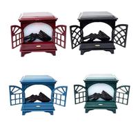 Lawnrden Fiche de Maison de poupée 4pcs réaliste 1 12 à échelle Dollhouse Furniture Miniature Fiche avec lumière LED pour décorations Vacances à Domicile, 1, 6x1, 4x1, 6, Jouets pour Enfants