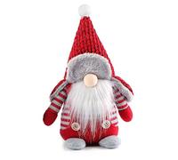 Lawnrden GNOME GNOME sans Visage Ornements de poupée suédoise Sant Noël avec Un Chapeau Rouge Nordique Elfe Figurine Home Holiday Decoration | Doll Ornin