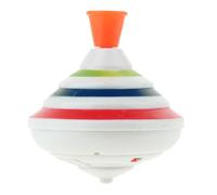 Lawnrden Jouet de toupie à Pousser vers Le Bas avec lumière colorée et Musique Jouet de Rotation à Main pour Enfants avec Pile Bouton |.Spinner Clignotant