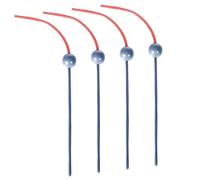 Lawnrden Jouet pour Chat, 4 pièces, Jouets de Remplacement de Baguette Chat pour Jouet interactif motorisé pour Chaton, Recharge Baguette en Plastique, Jeu et Exercice d'intérieur pour Chaton