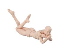 Lawnrden Mannequin de Dessin, Figurine d'action modèle PVC Manga Art Dessin poupée Corps Kun Chan Femme Couleur de Peau Artistes Jouets à Collectionner