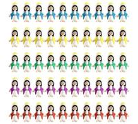 Lawnrden Mini Jesus Figurines, 50 PCS Little Vierge Figurines Mini Jesus Figures Miniature Vierge Doll Christ Sauveur Decor for Hide Christmas Party Favors Religieux (coloré)