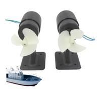 Lawnrden Moteur de Bateau RC 2 pièces, propulseur sous-Marin étanche 10-20V, Moteur d'hélice, propulseur pour Robot de Bateau à réaction DIY |.Hélice télécommandée
