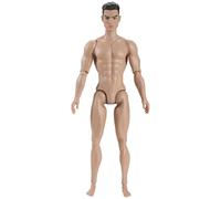 Lawnrden Muscle Male Action|Figurine d'action à l'échelle 1/6, Corps musclé Masculin articulé Multi-articulé avec tête pour Collection de poupées d'exposition, Beige