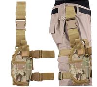 Lawnrden Pistolet de Cuisse à Pistolet, étuis à Jambe de Goutte Holsters sécurisé réglables Qui s'adaptent la Plupart des Accessoires Chasse Portables pour Les Hommes et Les Femmes pour Hommes et f