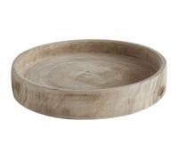 Lawnrden Plateau de Table basse, bols décoratifs en bois, bol pot-pourri rond de 13 pouces, plateau Table basse pour entrée, cuisine, café