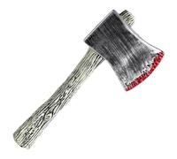 Lawnrden Prop Axe, Hache, Real Design, 5x12in, Halloween Prop | Finition sanglante réaliste, bords lisses et sûrs, idéal pour les rassemblements d'Halloween.
