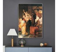 Lawrence Alma-Tadema, « Galerie de sculptures », 1867, impression sur toile, peinture à l'huile, affiche, décoration murale (80 x 100 cm)