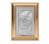 Lawrence Frames 11723 Cadre photo classique avec bordure perles 6,3 x 8,8 cm Doré