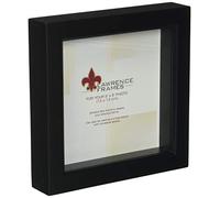 Lawrence Frames 795055 Bois trésor Shadow Box Cadre Photo, 5 x 5, Noir