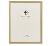 Lawrence Frames Cadre à bordure perles 20 x 25,5 cm Doré satiné