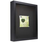 Lawrence Frames Cadre de boîte à Ombres, Polystyrène, Noir, 11x14
