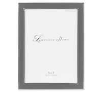 Lawrence Frames Cadre en métal, émail poli, gris, 12,7 x 17,8 cm