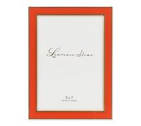 Lawrence Frames Cadre en métal, émail poli, orange, 12,7 x 17,8 cm