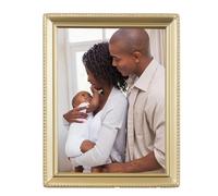 Lawrence Frames Cadre photo en laiton vieilli Motif bordure de perles 4 x 5 cm