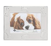 Lawrence Frames Cadre photo en métal argenté pour chien 10 x 15 cm