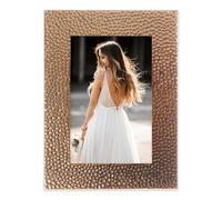 Lawrence Frames Cadre photo en métal doré 10,2 x 15,2 cm - Design martelé