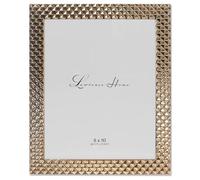 Lawrence Frames Cadre photo en métal doré 20,3 x 25,4 cm - Motif diamant
