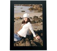 Lawrence Frames Cadre Photo en métal Noir, Aluminium, Noir, 4 by 6