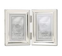 Lawrence Frames Lawrence Metals Lot de 2 cadres doubles Argenté 6,3 x 8,9 cm