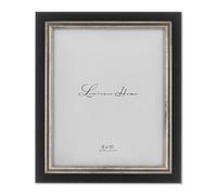 Lawrence Frames Noir avec Argenté brûlé Composite Cadre Photo, Silver, 8 by 10-inch
