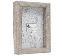 Lawrence Frames Shadow Box Cadre en polystyrène Gris Naturel 12,7 x 17,8 cm