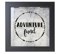 Lawrence Frames Shadow Box Cadre Noir, 20 x 20 cm